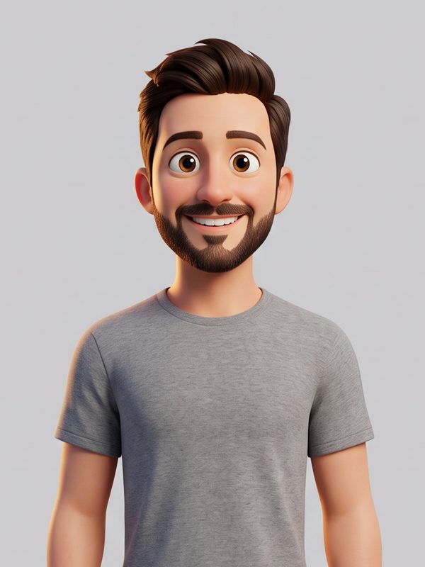 Ryan as a 3D animated character